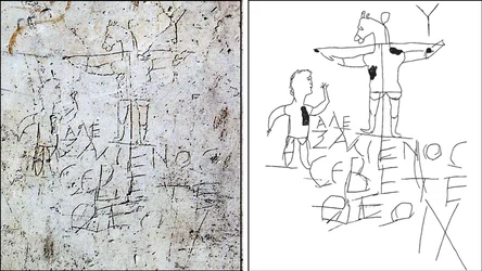 Alexamenos Graffiti, Palatine Antiquarium, Rome